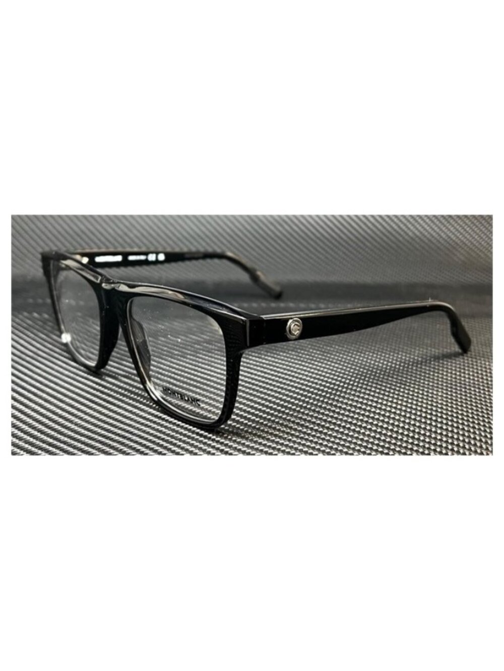New Mont Blanc Men  Black Eyeglasses  55- 18- 145